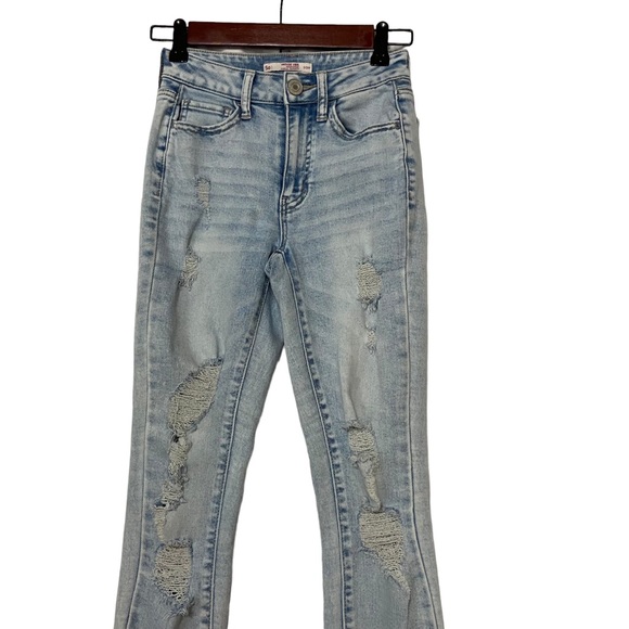 So Vintage Vibe High Rise Ankle Skinny Jeans Blue - Picture 2 of 14